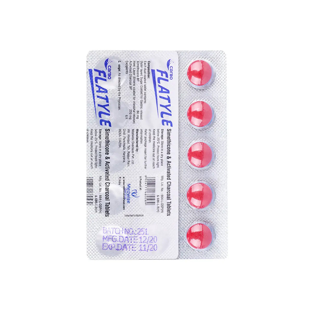 59797-Carbo Flatyle 30 Tablets +5