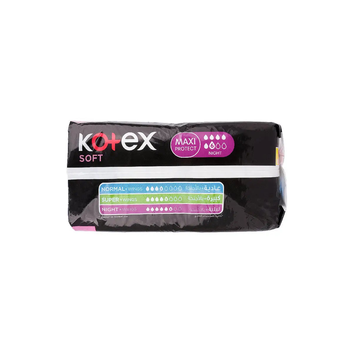 3-Kotex Maxi Protect Soft Touch 44 Pads-Night +2