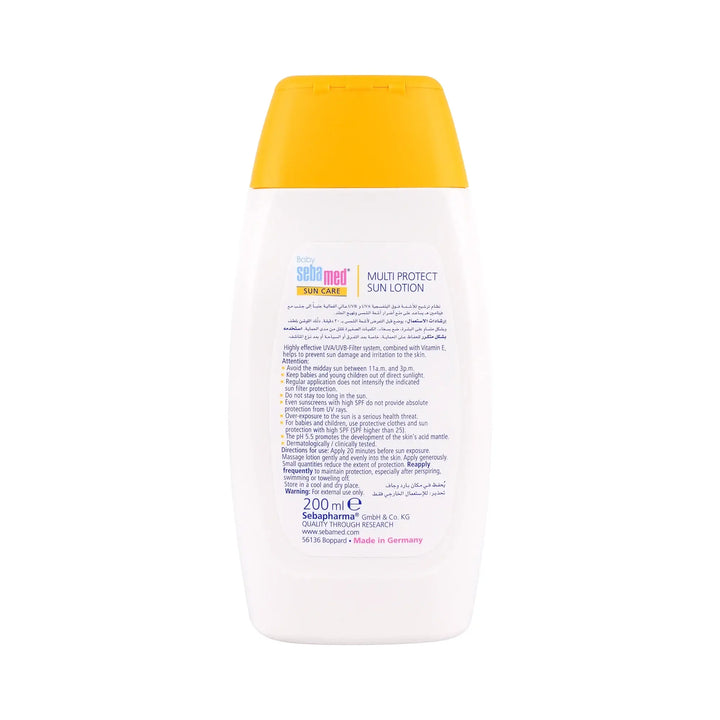 59806-Sebamed Baby Sun care SPF50+ Multi Protect Sun Lotion 200ml +1