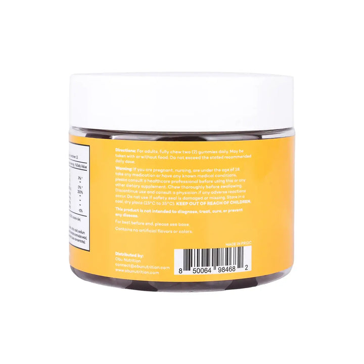 59812-Obu Vitamin D3 30 Gummies - Peach Flavor +2