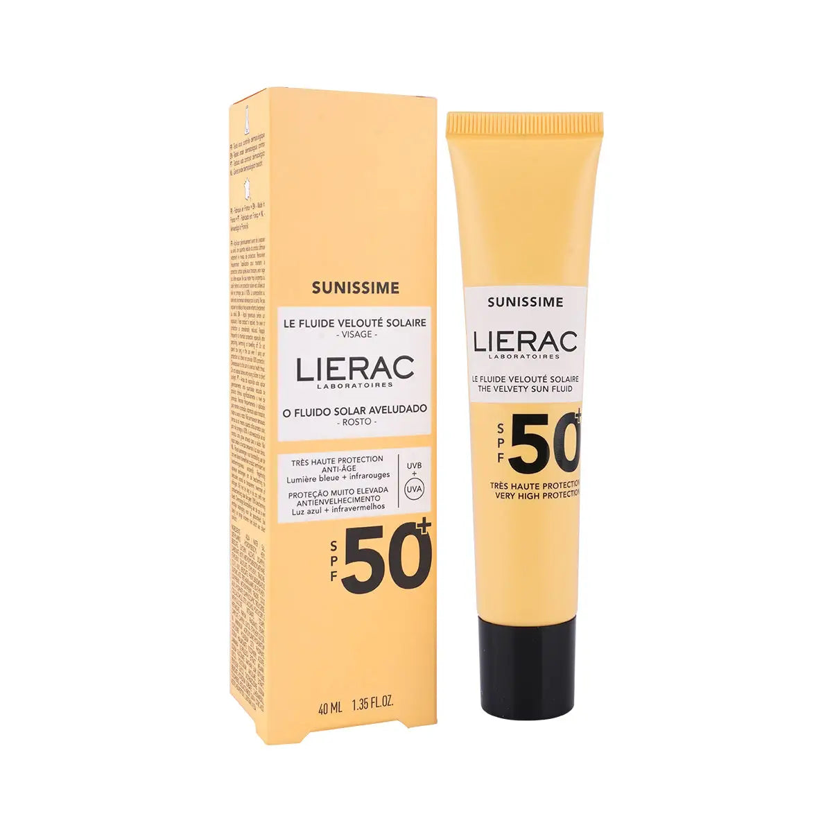 4-Lierac Sunissime Velvety Sun Fluid Spf50+ 40ml +3