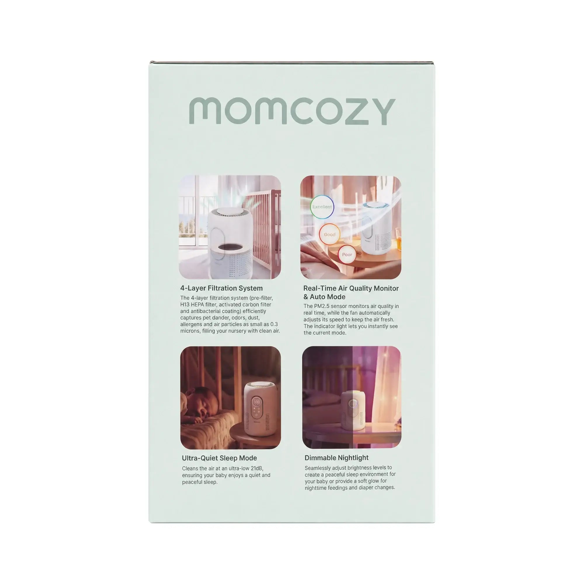 59839-Momcozy Cozy Breath Air Purifier-AP01 +3