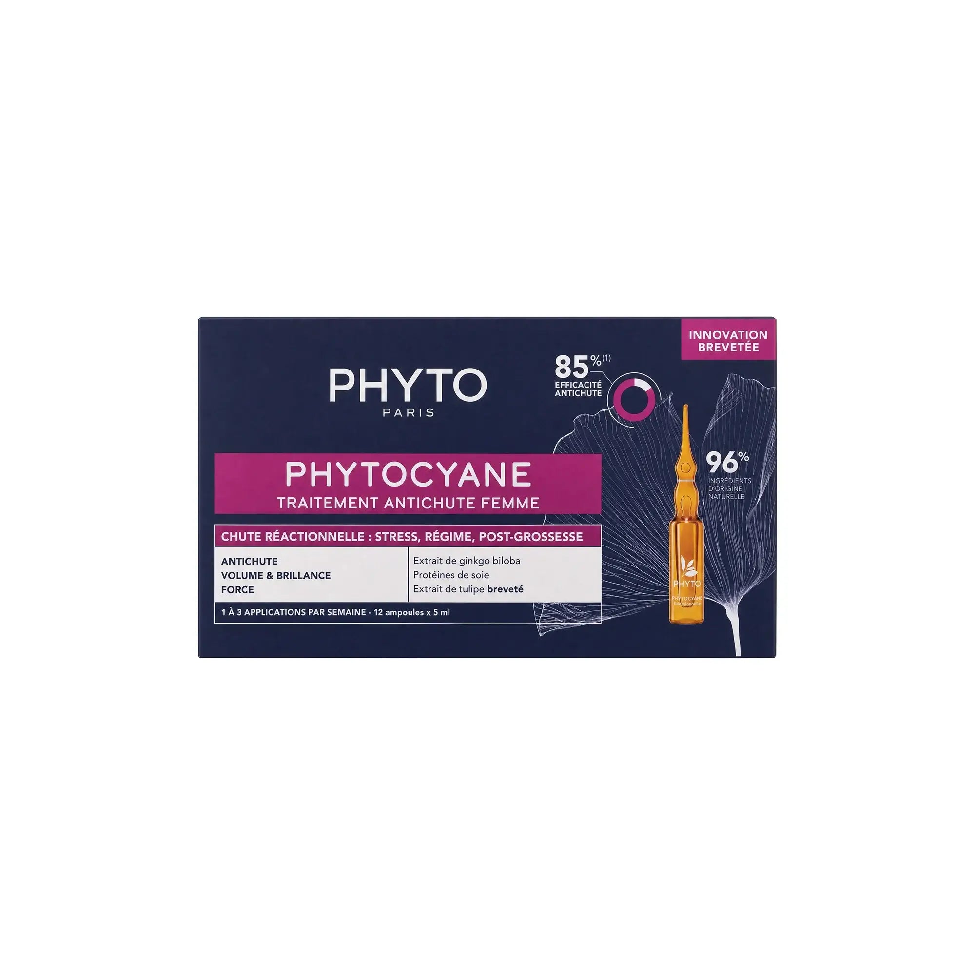 59862-Phyto Phytocyane Reactional Anti-Hair Loss Treatment 12x5mL +2