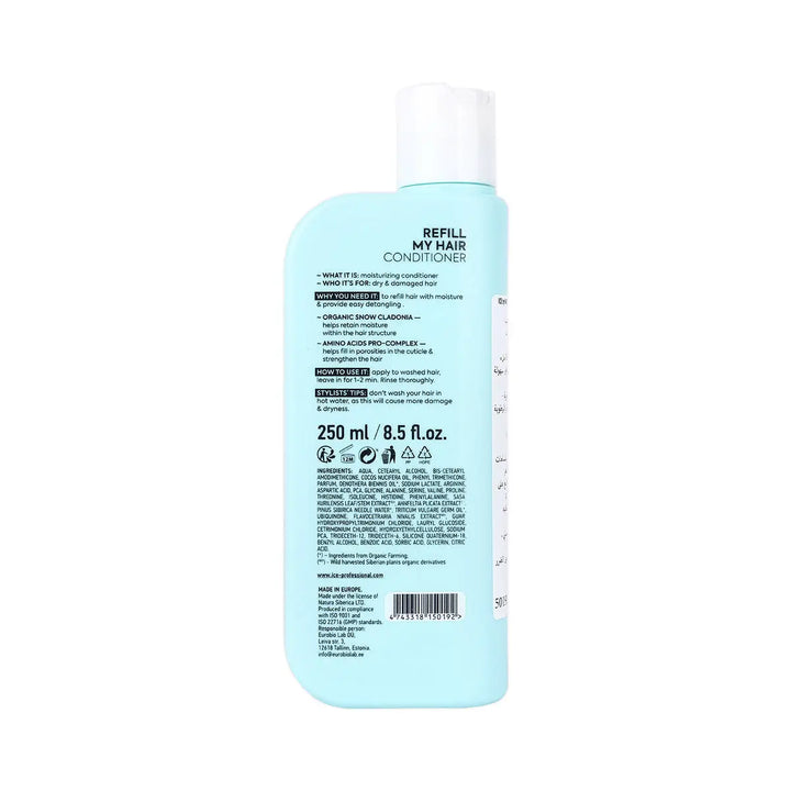 59872-Natura Siberica ICE Refill My Hair Conditioner 250mL +1