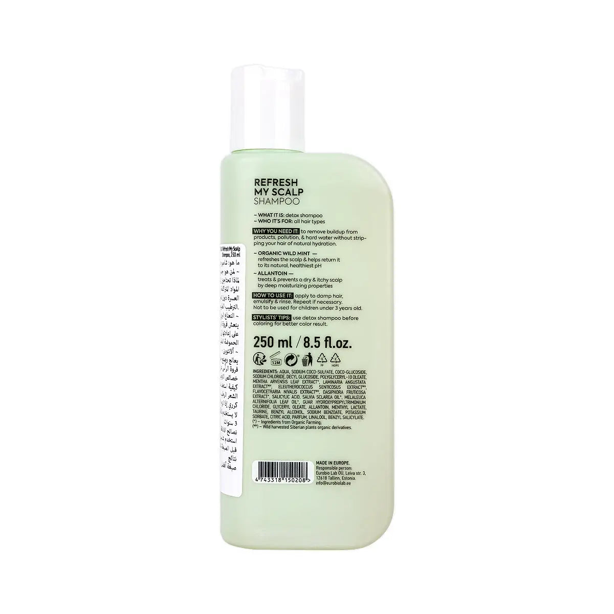 59873-Natura Siberica ICE Refresh My Scalp Shampoo 250mL +1