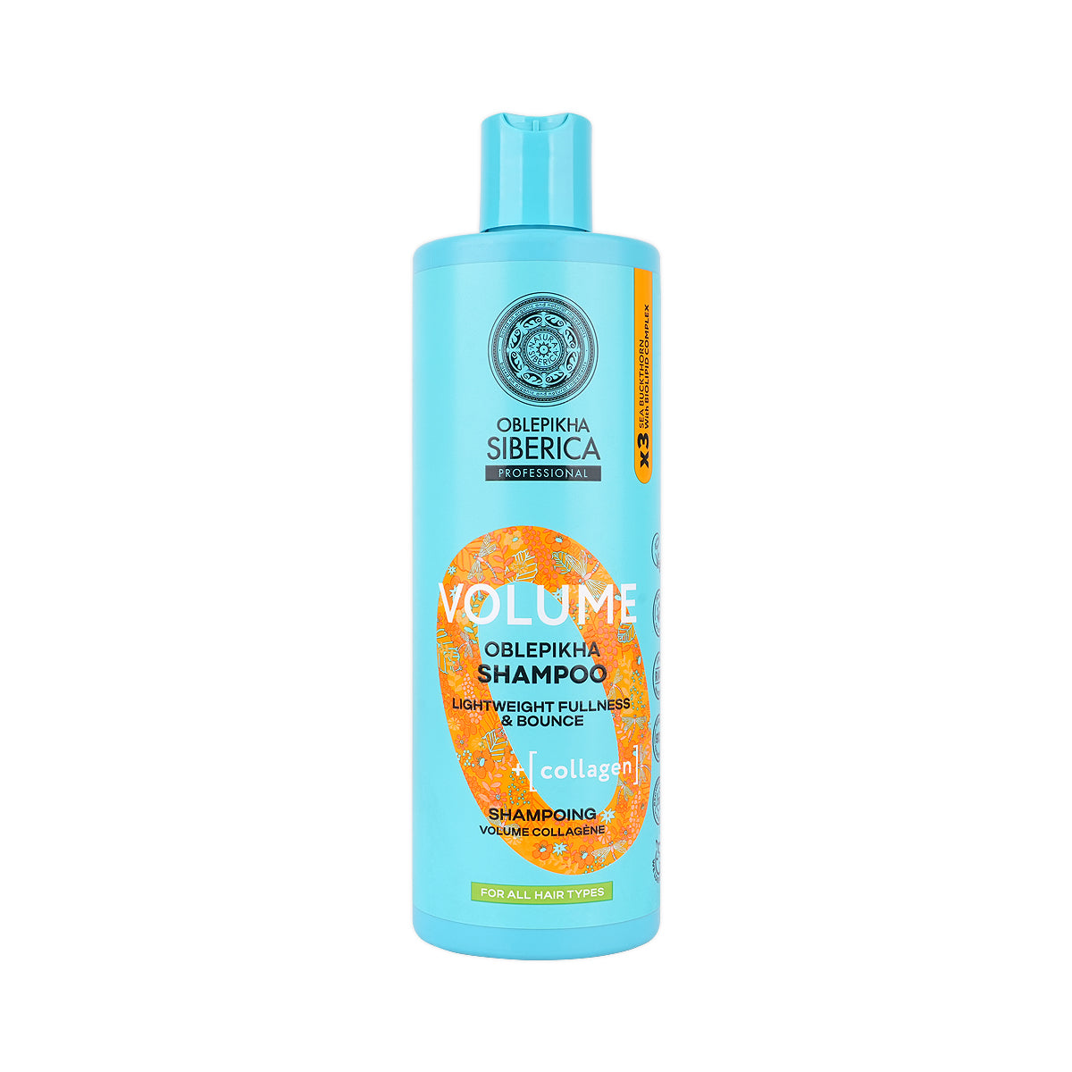 59878-Natura Siberica Oblepikha Volume Collagen Shampoo 400mL