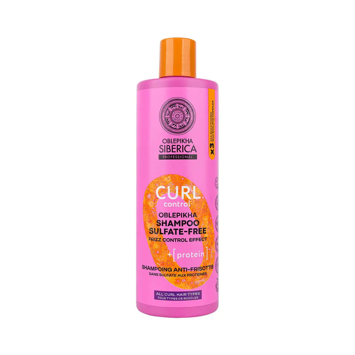 59880-Natura Siberica Oblepikha Curl Control Protein Shampoo 400mL