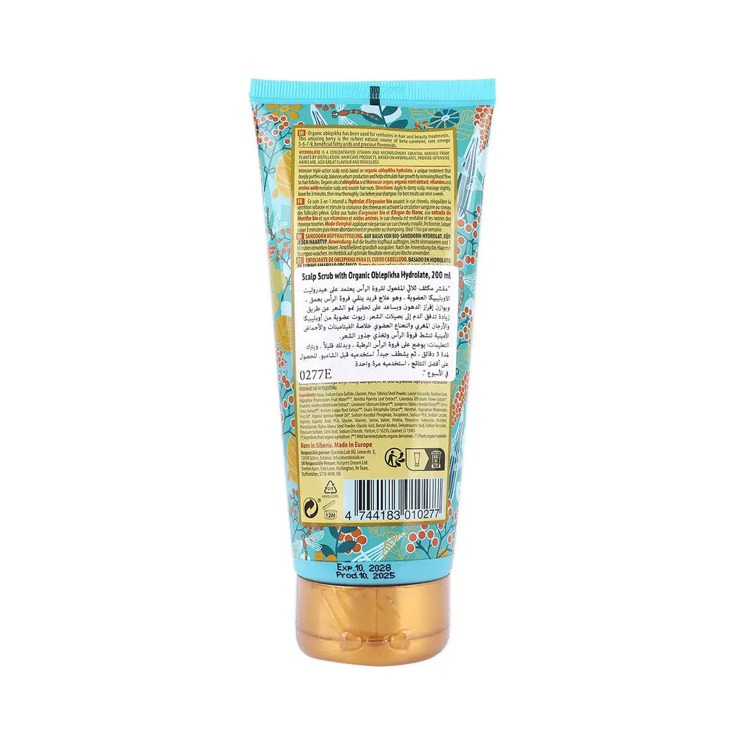 59892-Natura Siberica Oblepikha Organic Hydrolate Scalp Scrub200mL +1