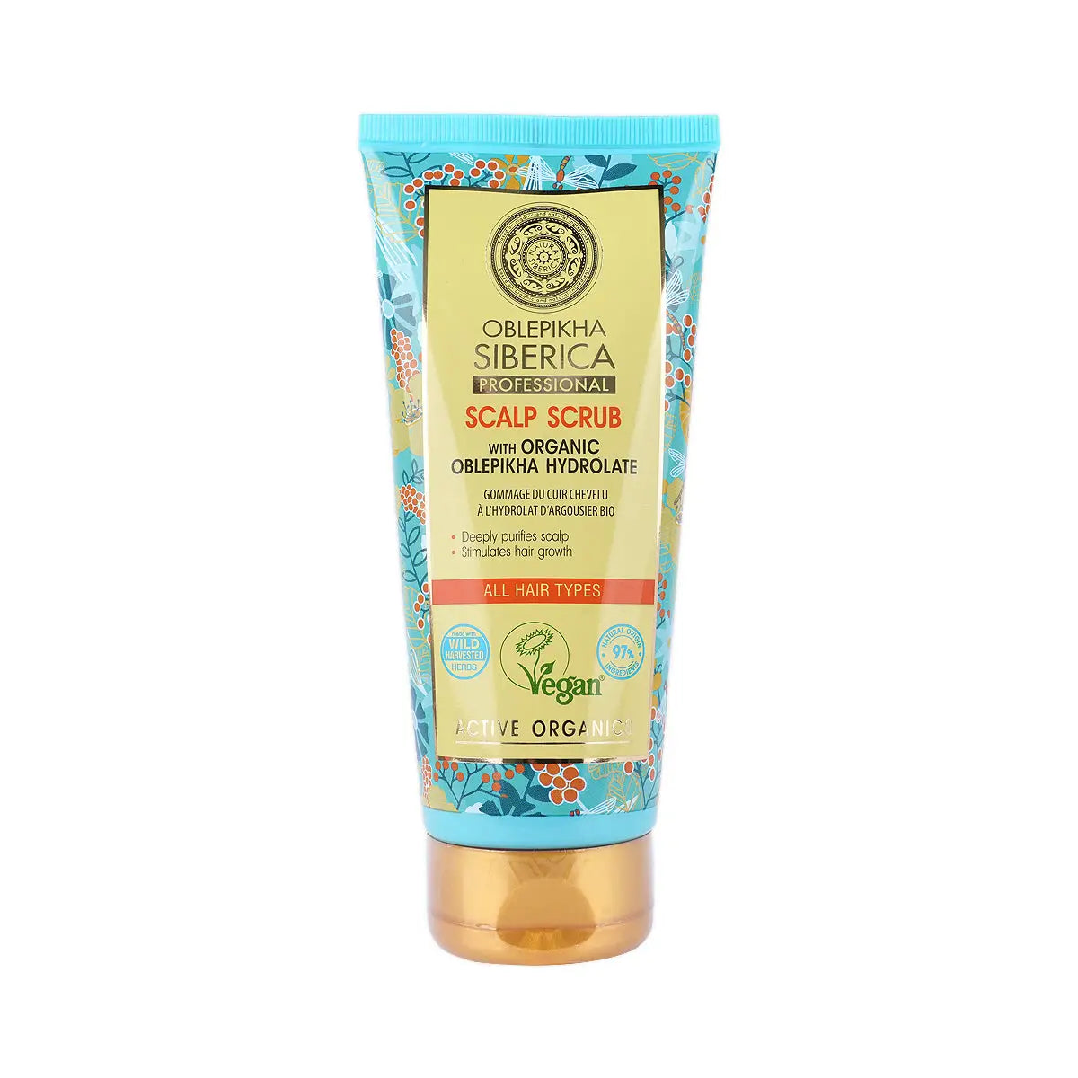 59892-Natura Siberica Oblepikha Organic Hydrolate Scalp Scrub200mL