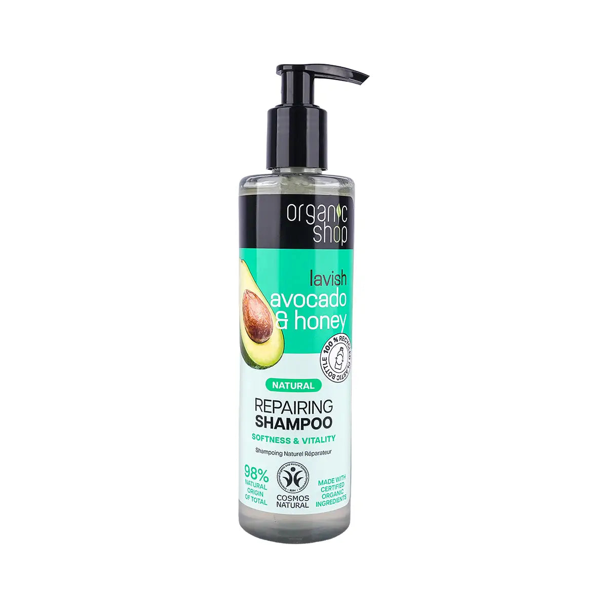 1-Organic Shop Lavish Avocado & Honey Repairing Shampoo 280ml