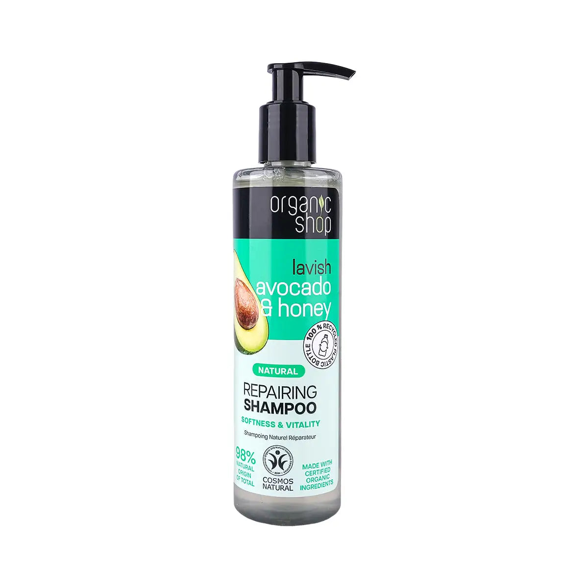 3-Organic Shop Lavish Avocado & Honey Repairing Shampoo 280ml +2