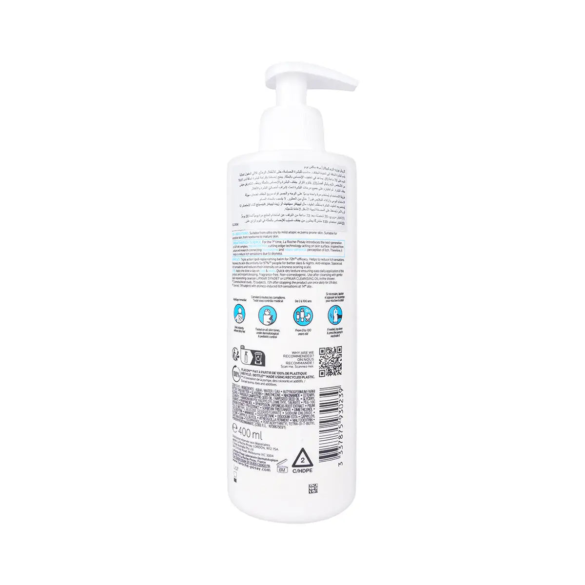 59895-La Roche Posay Lipikar Ap+Max Triple-Action Balm 72H 400mL +2