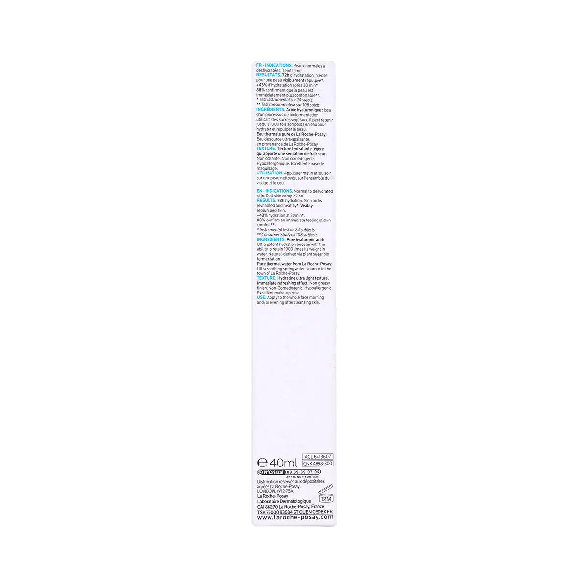 4-La Roche Posay Hydraphase Ha Light 72H Moisture 40ml +3