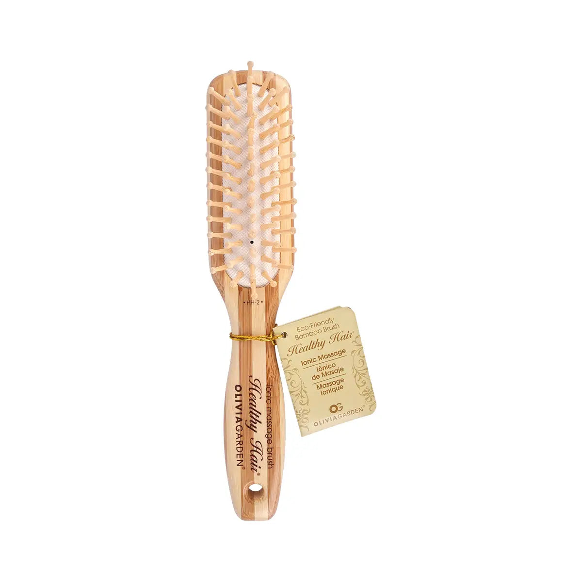 1-Olivia Garden Ionic Massage Paddle Narrow Brush - 720-Hh2