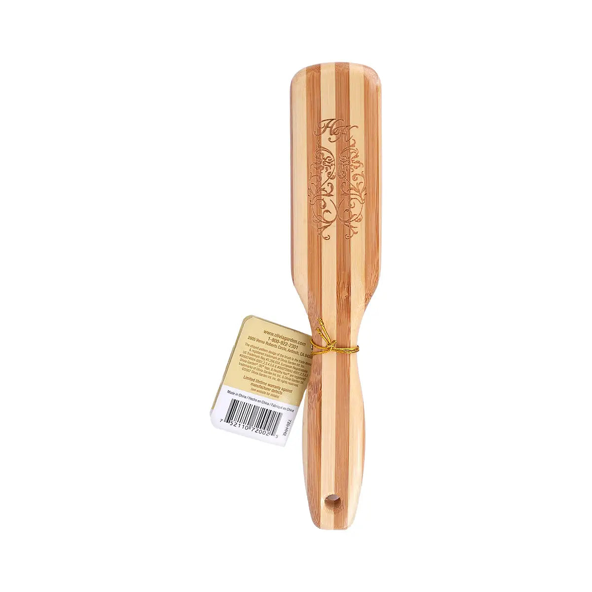 2-Olivia Garden Ionic Massage Paddle Narrow Brush - 720-Hh2 +1