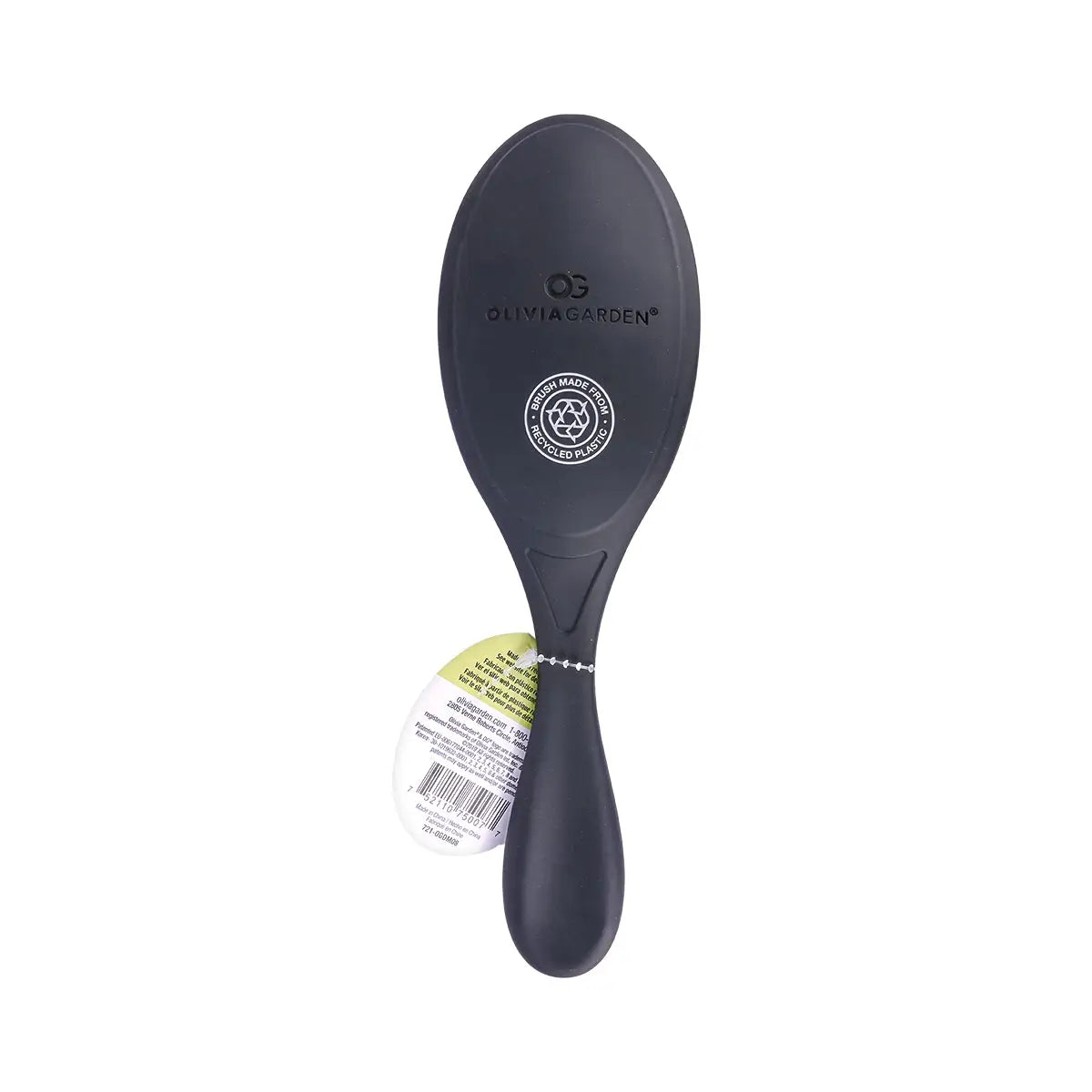 2-Olivia Garden Detangler Medium-Thick Black Brush-721-Ogdm08 +1