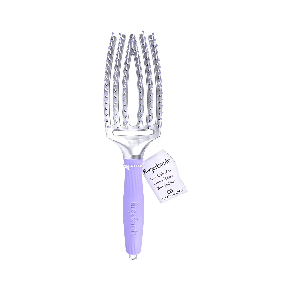 1-Olivia Garden Vented Paddle Medium Fingerbrush  - 711-Fbmd