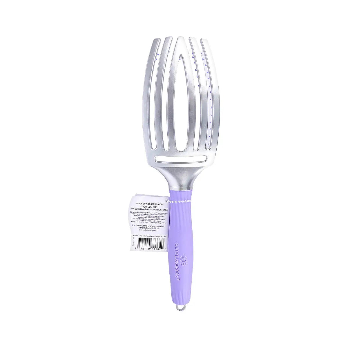 2-Olivia Garden Vented Paddle Medium Fingerbrush  - 711-Fbmd +1