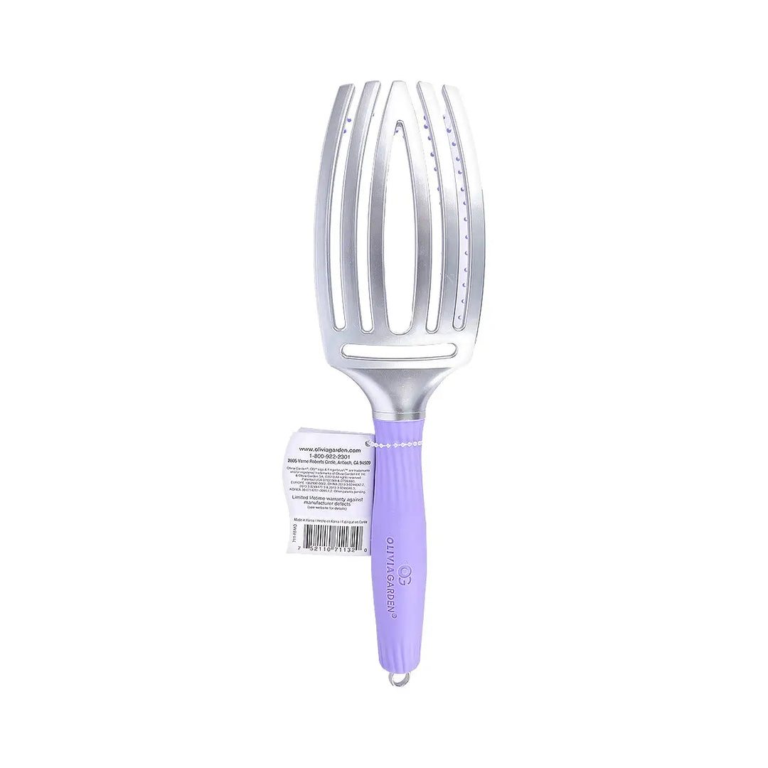 59906-Olivia Garden Vented Paddle Medium Fingerbrush  - 711-FBMD +1