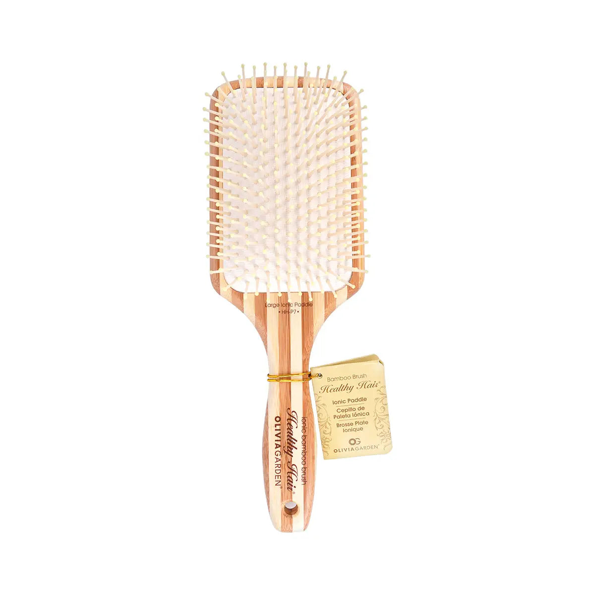 1-Olivia Garden Ionic Large Paddle Bamboo Brush -720-Hhp7