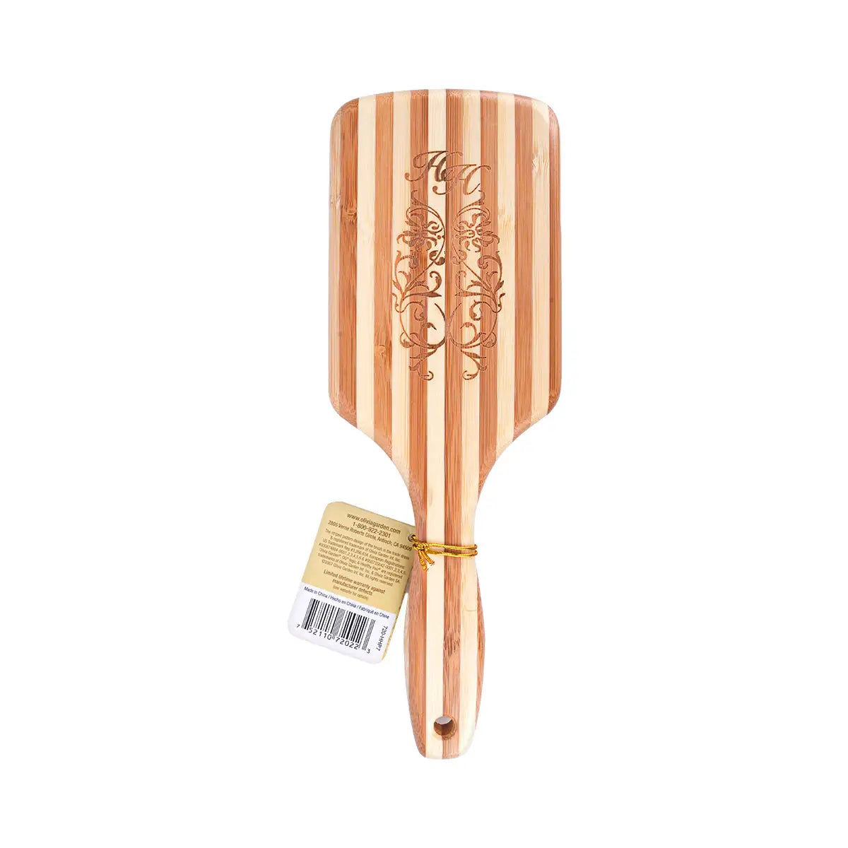 2-Olivia Garden Ionic Large Paddle Bamboo Brush -720-Hhp7 +1