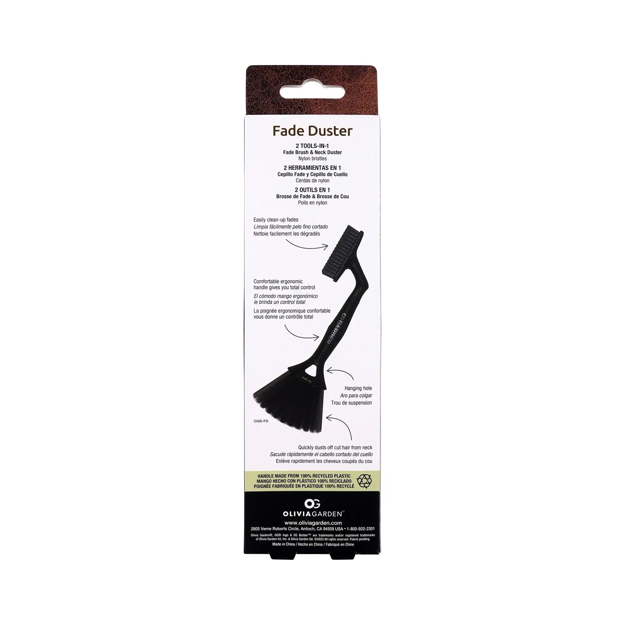 Olivia Garden Barber Fade Duster - 725-OGBFFD