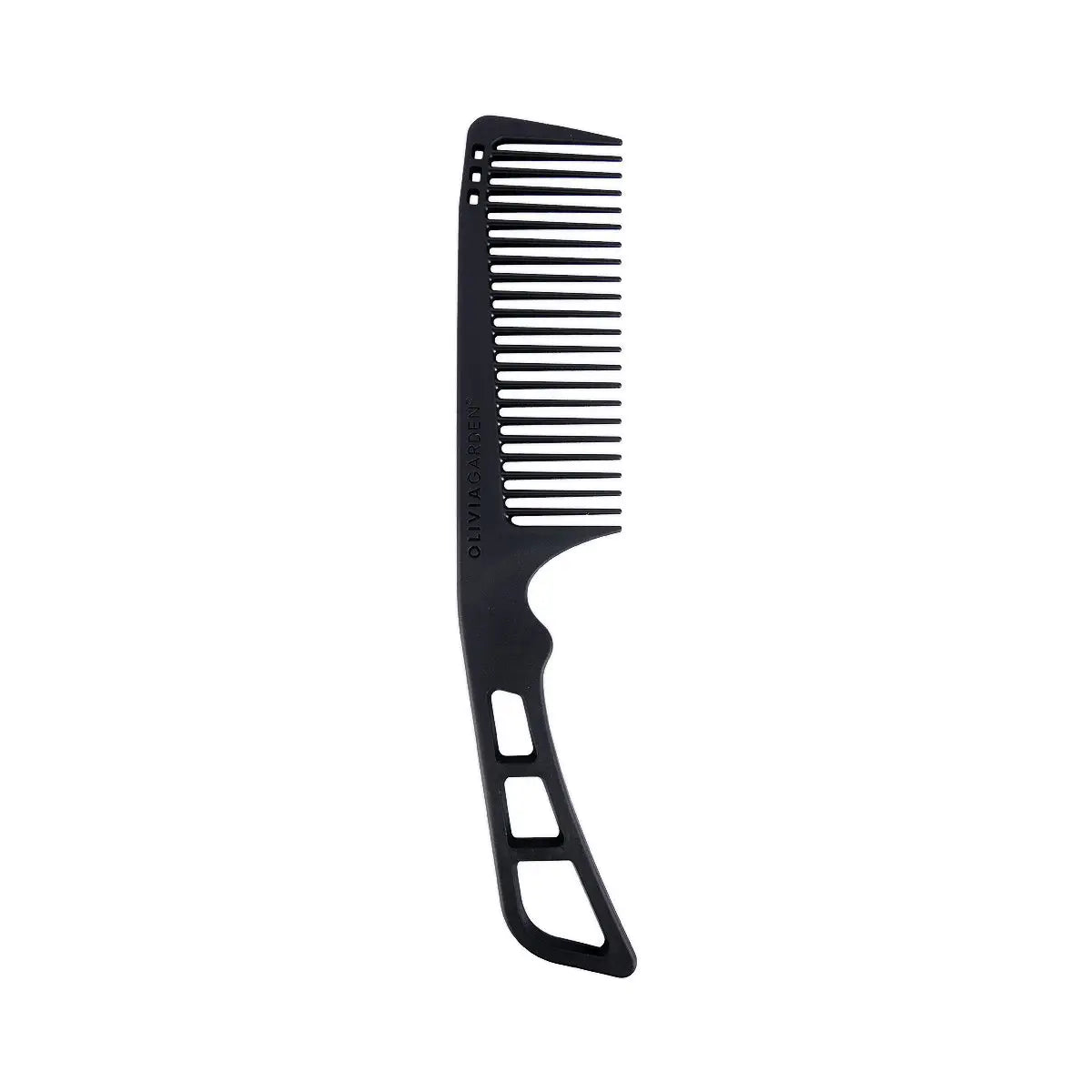 59914-Olivia Garden CarbonLite Detangling Comb with Handle-730-CL5 +2