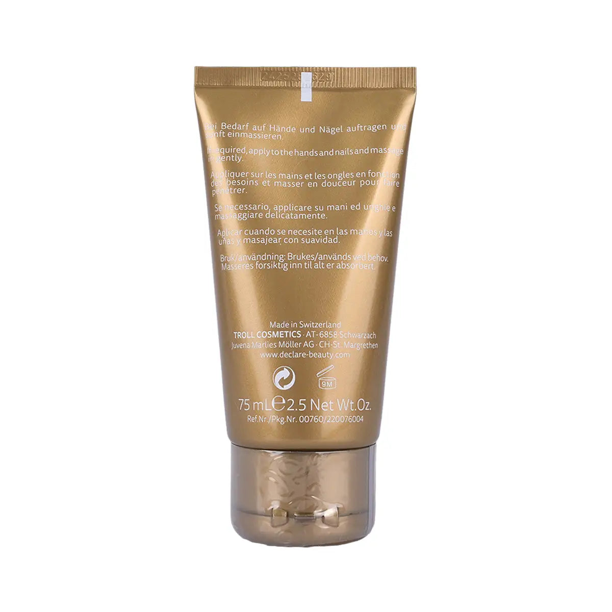 6-Declare Caviar Luxury Anti-Wrinkle Hand Cream 75ml +5