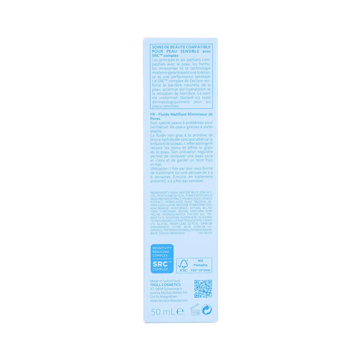 5-Declare Pure Balance Sebum Reducing&Pore Refining Fluid 50ml +4