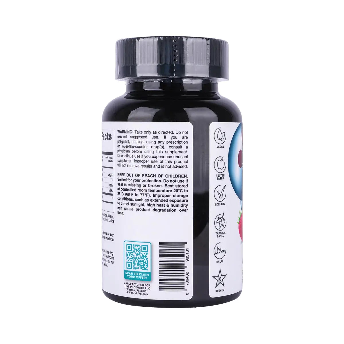 3-Livs Creatine 40 Gummies +2