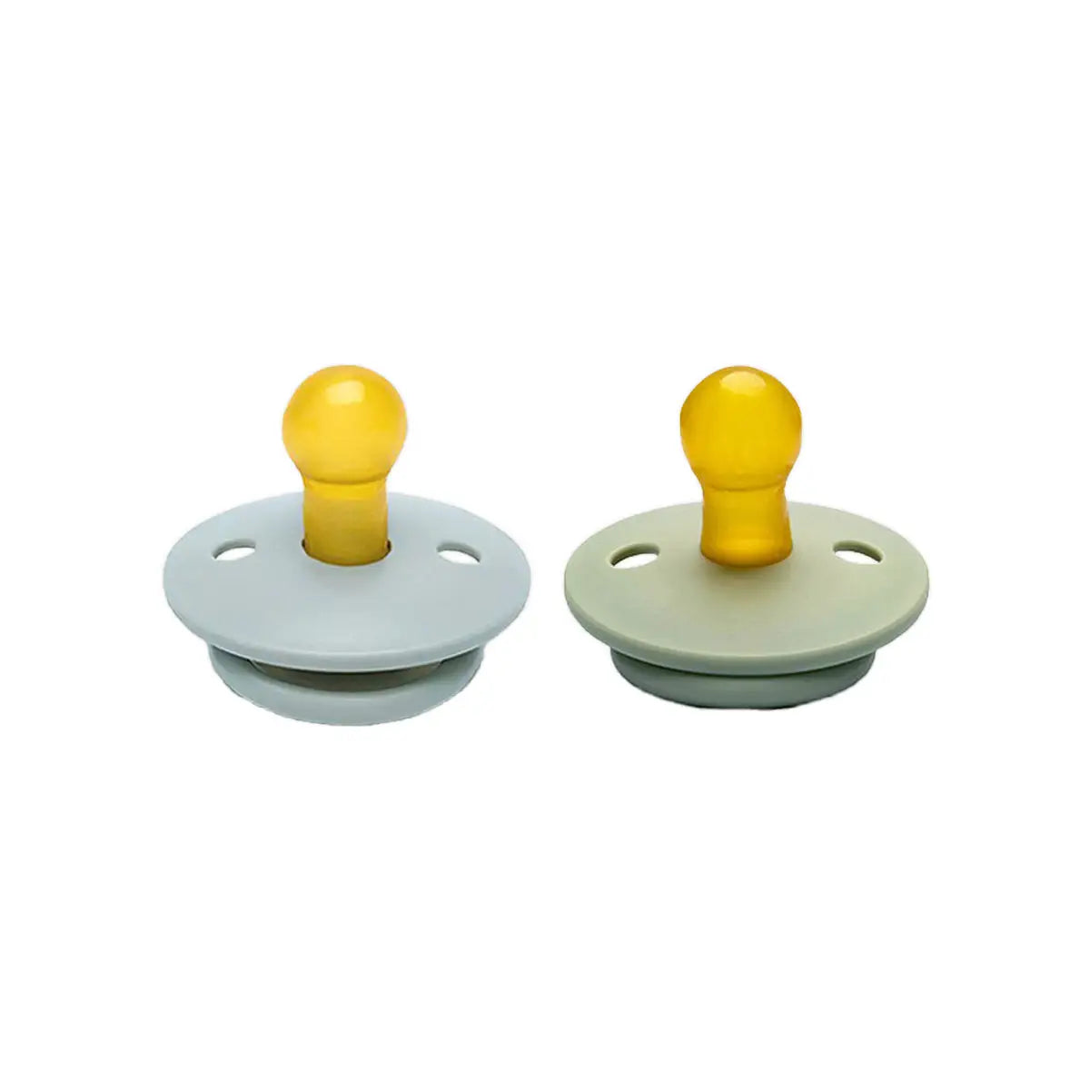 4-Tiny'S Natural Latex Pacifier Size 1 Blue & Green 2Pcs 0-6M +3