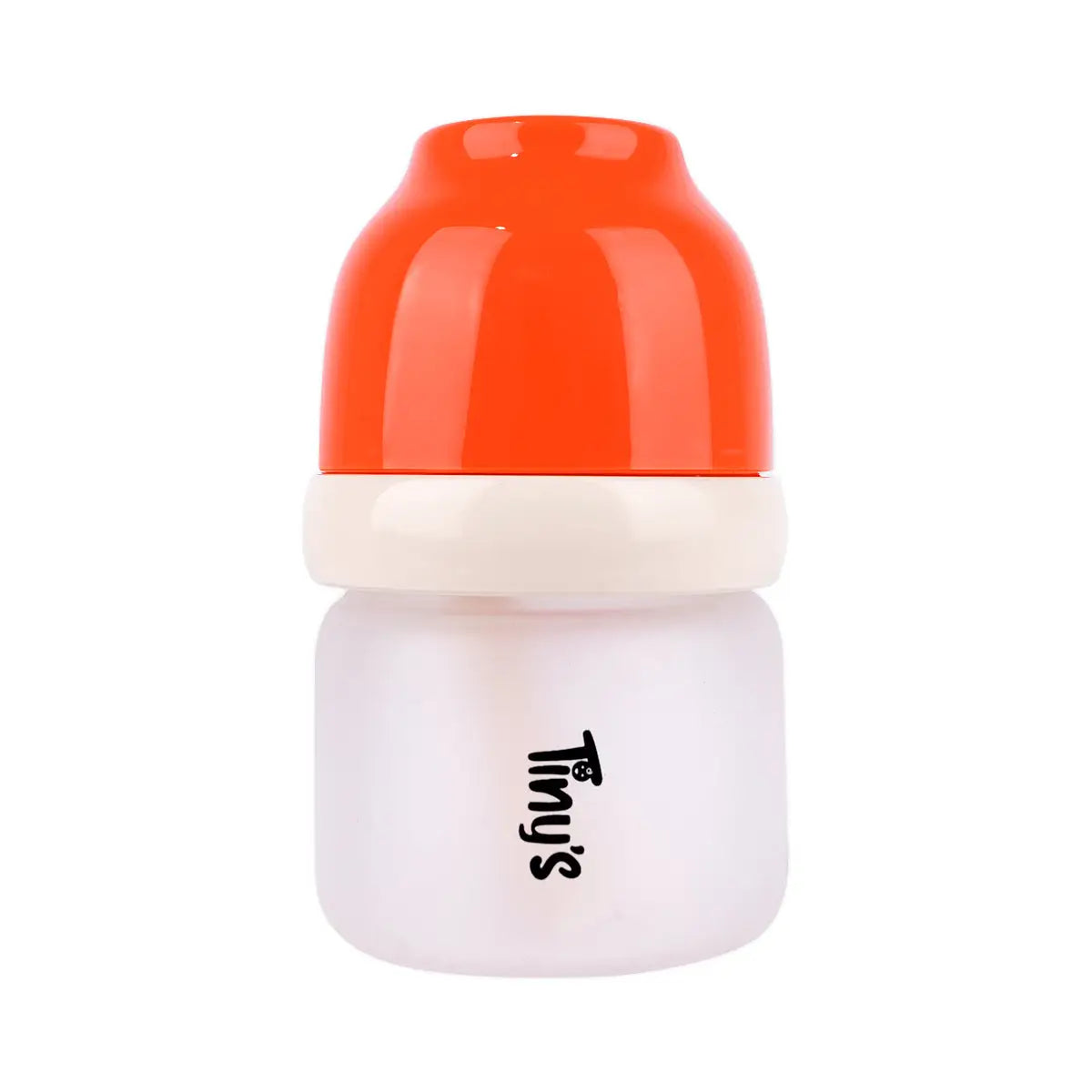 4-Tiny’S Anti-Colic Glass Baby Feeding Bottle M(3-6) 80ml +3