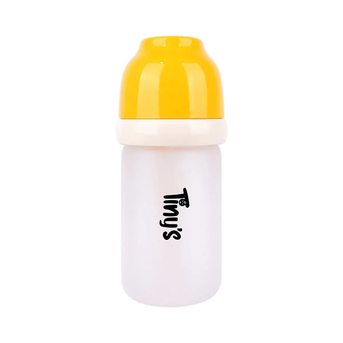 4-Tiny’S Anti-Colic Glass Baby Feeding Bottle (L)6+M 240ml +3