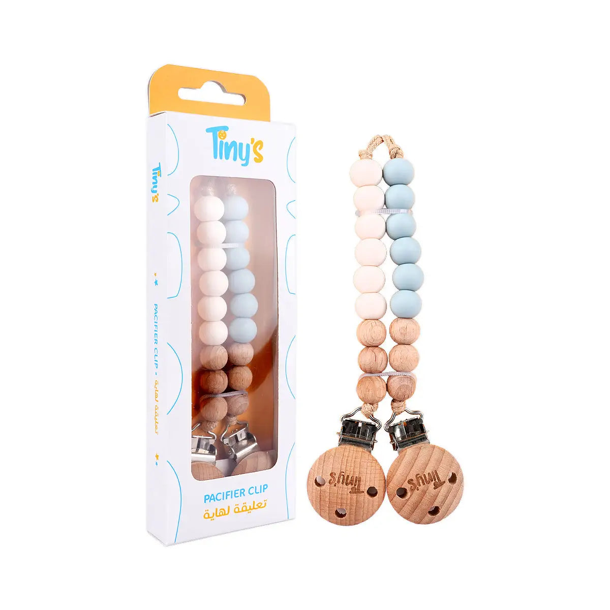 2-Tiny'S Pacifier Clip 2 Pcs +1