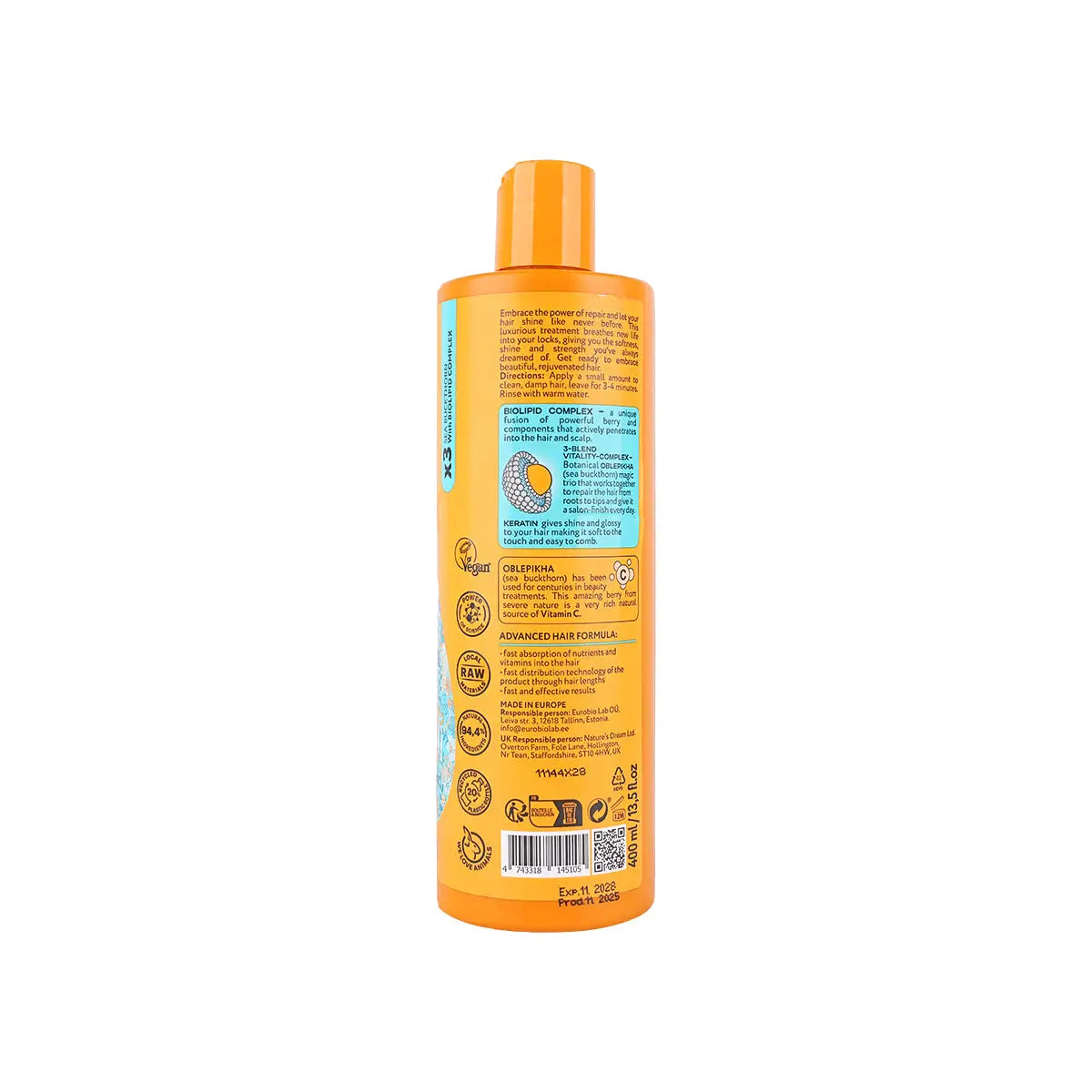 3-Natura Siberica Oblepikha Repair Conditioner 400Ml +2