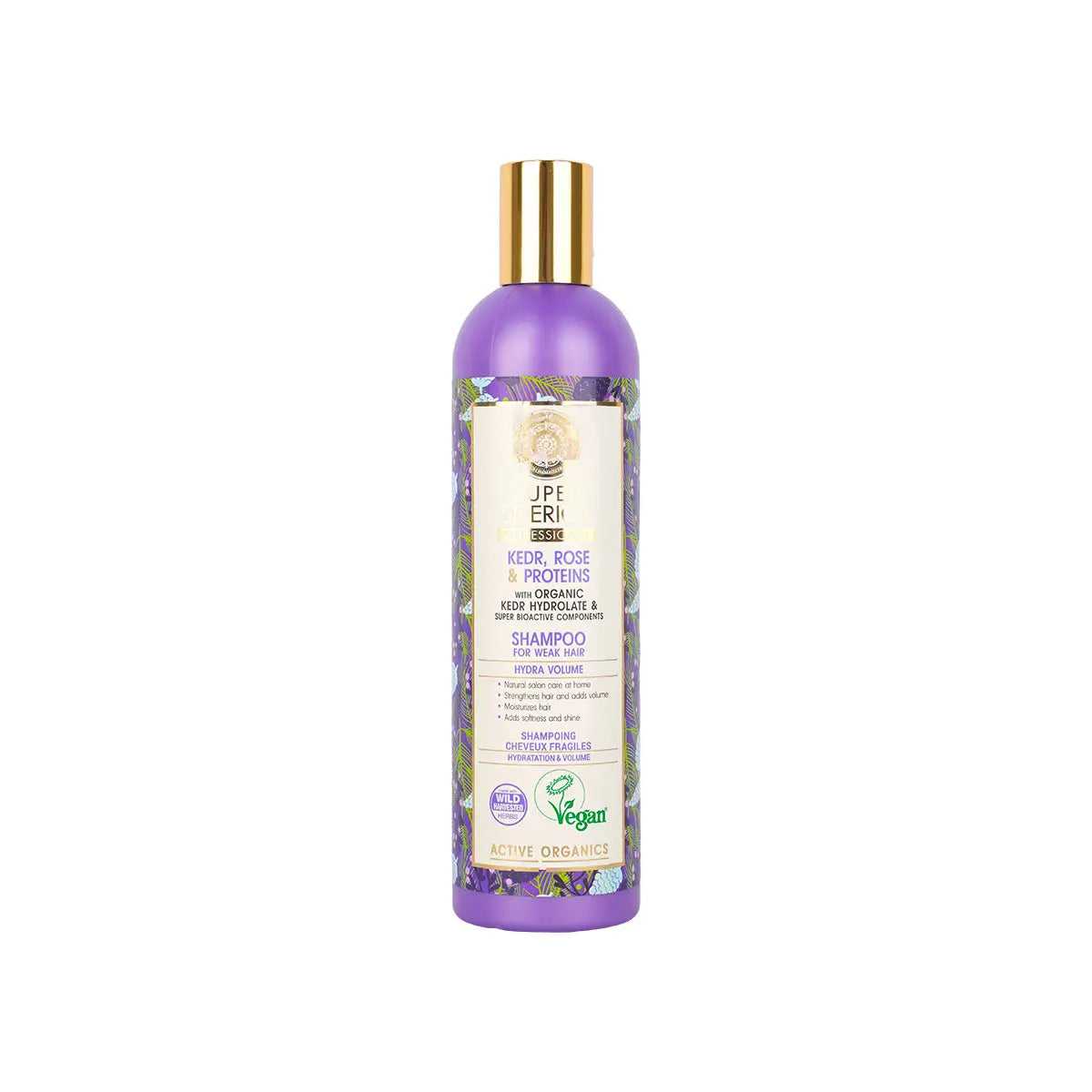 1-Natura Siberica Super Kedr,Rose & Proteins Shampoo 400Ml