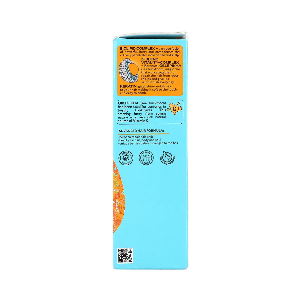 6-Natura Siberica Oblepikha Repair Glossing Oil Hair Ends 50Ml +5