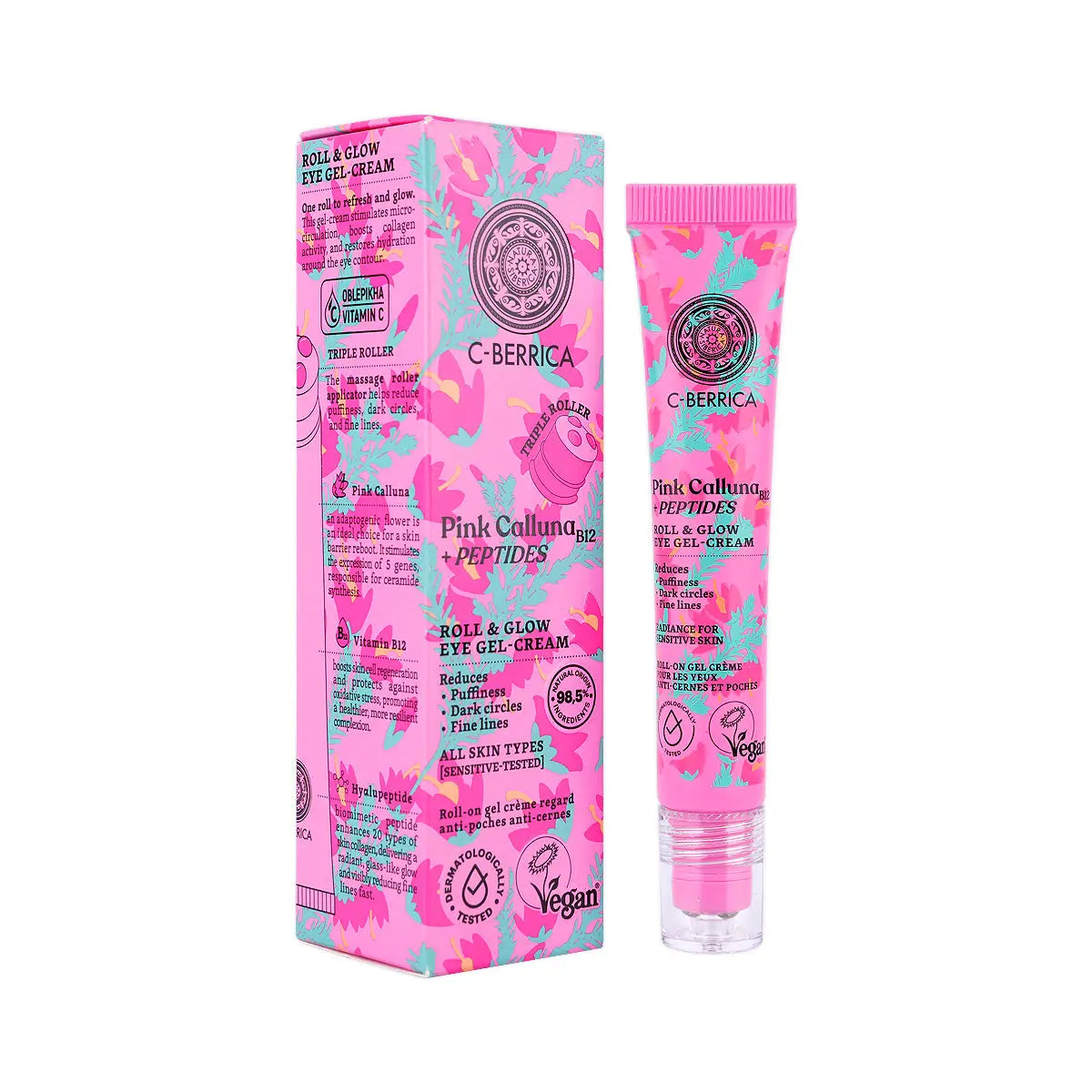 2-Natura Siberica C-Berrica Roll And Glow Eye Gel-Cream 20Ml +1