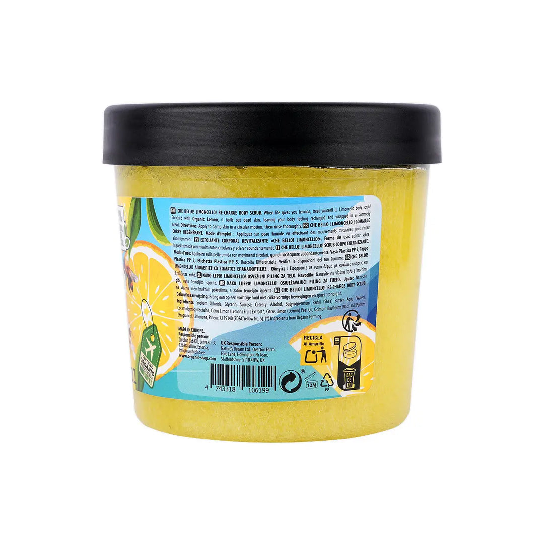 59983-Organic Shop Re-Charge Body Scrub Charm Italian Lemons 300mL +1