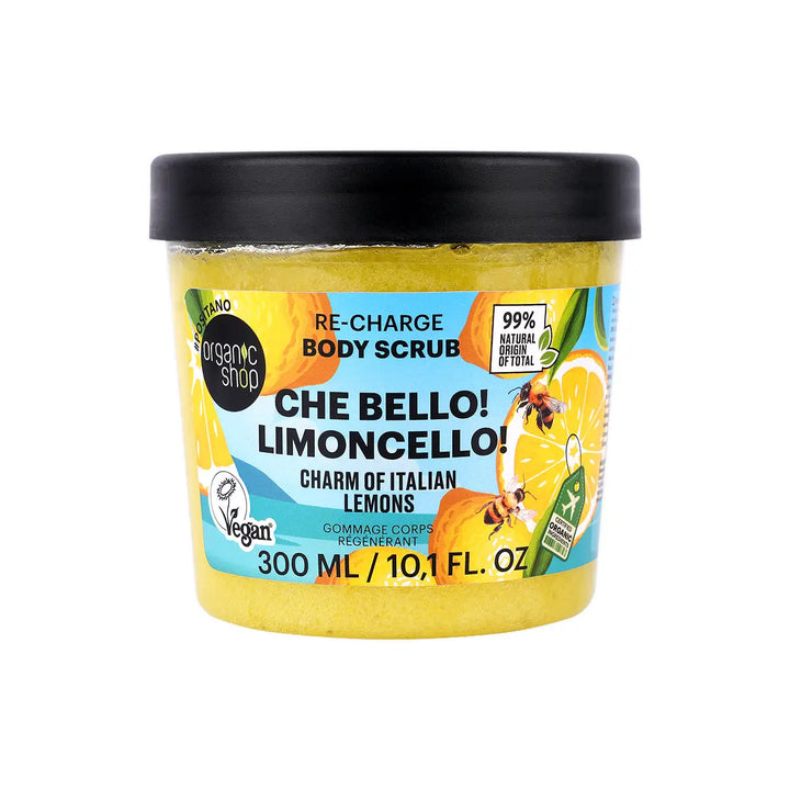59983-Organic Shop Re-Charge Body Scrub Charm Italian Lemons 300mL