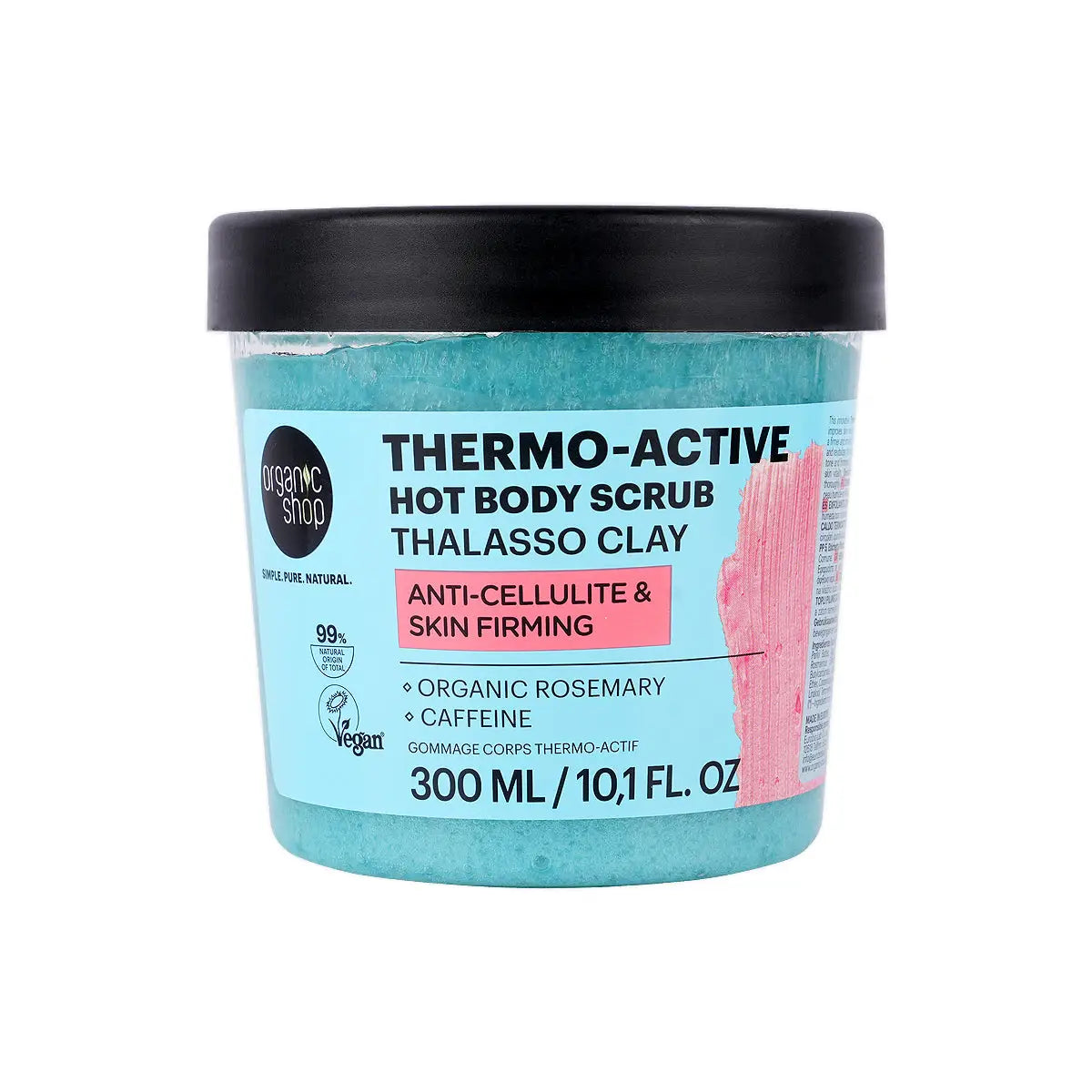 1-Organic Shop Thermo-Active Hot Body Scrub 300ml