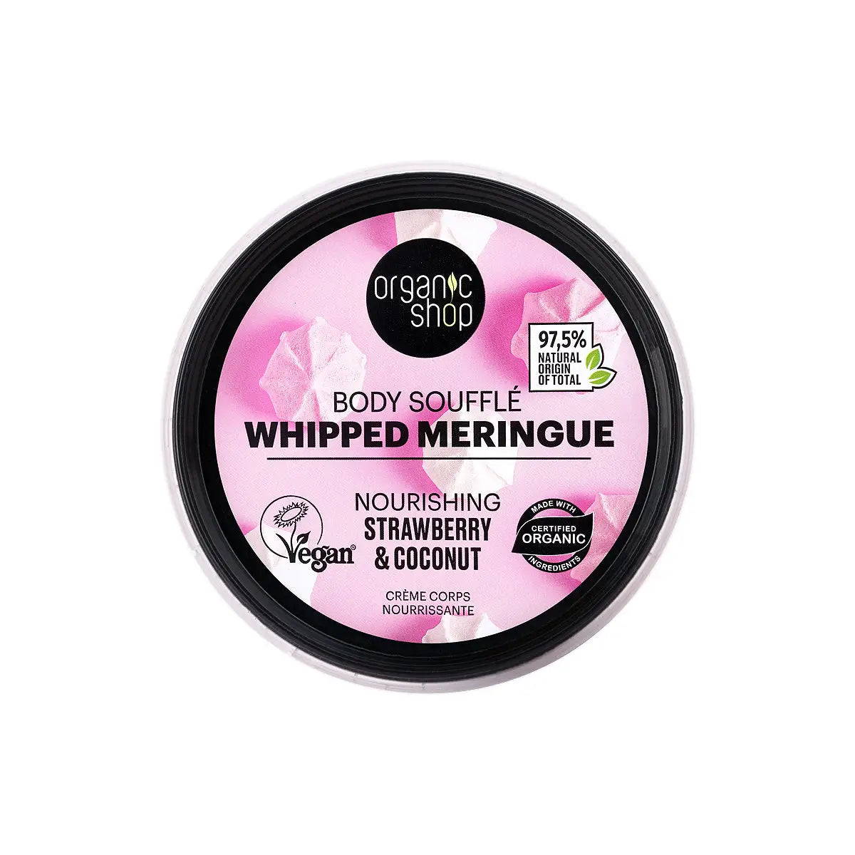 3-Organic Shop Nourishing Body Souffle Strawberry&Coconut 250ml +2