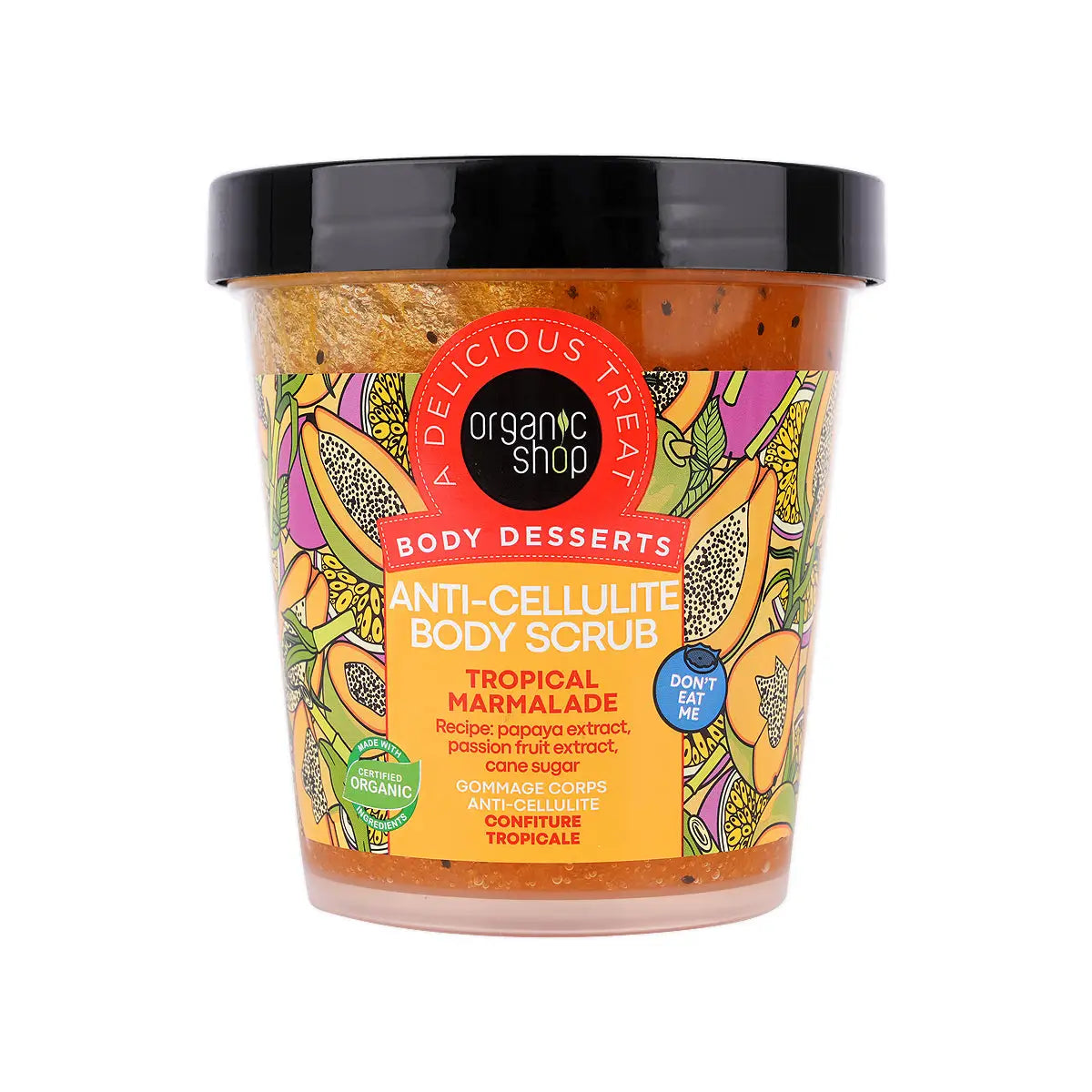 1-Organic Shop Anti-Cellulite B.Scrub Tropical Marmalade 450ml