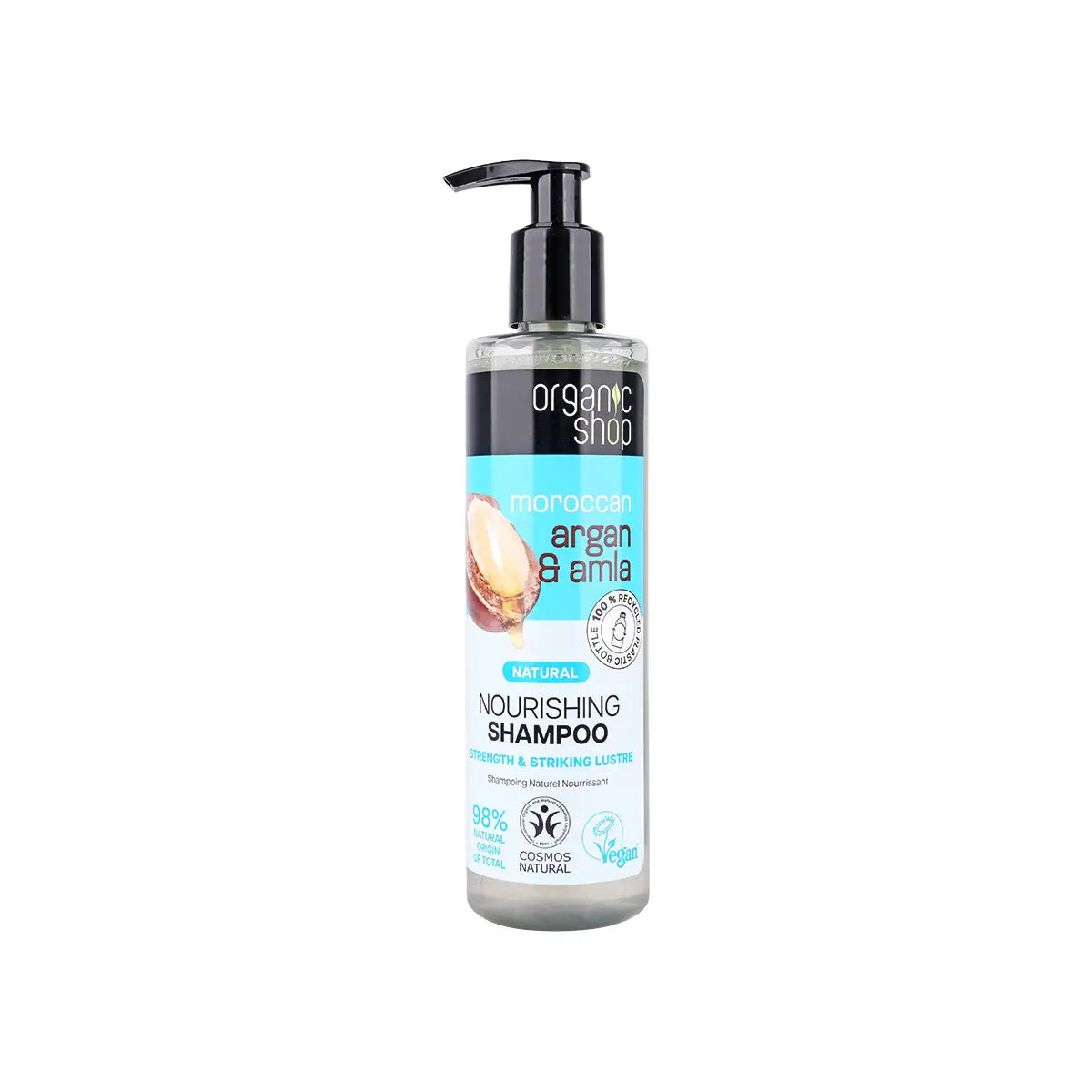 1-Organic Shop Nourishing Shampoo Moroccan Argan & Amla 280Ml
