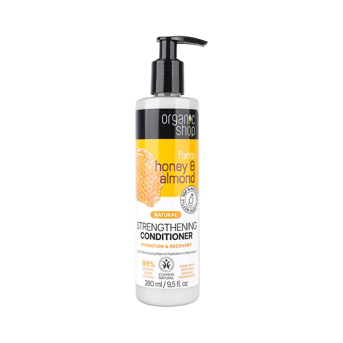 1-Organic Shop Strengthening Conditioner F.Honey &Almond 280Ml