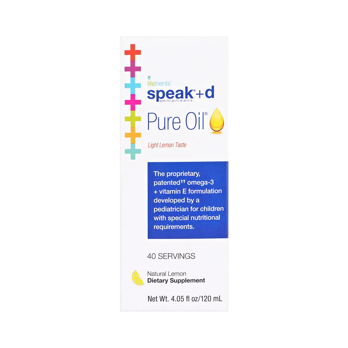 4-Lifetrients Speak+D Pure Oil 120ml +3