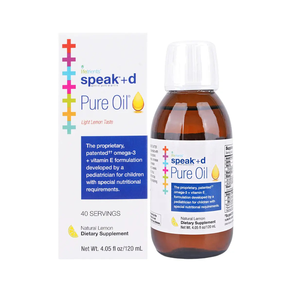 1-Lifetrients Speak+D Pure Oil 120ml
