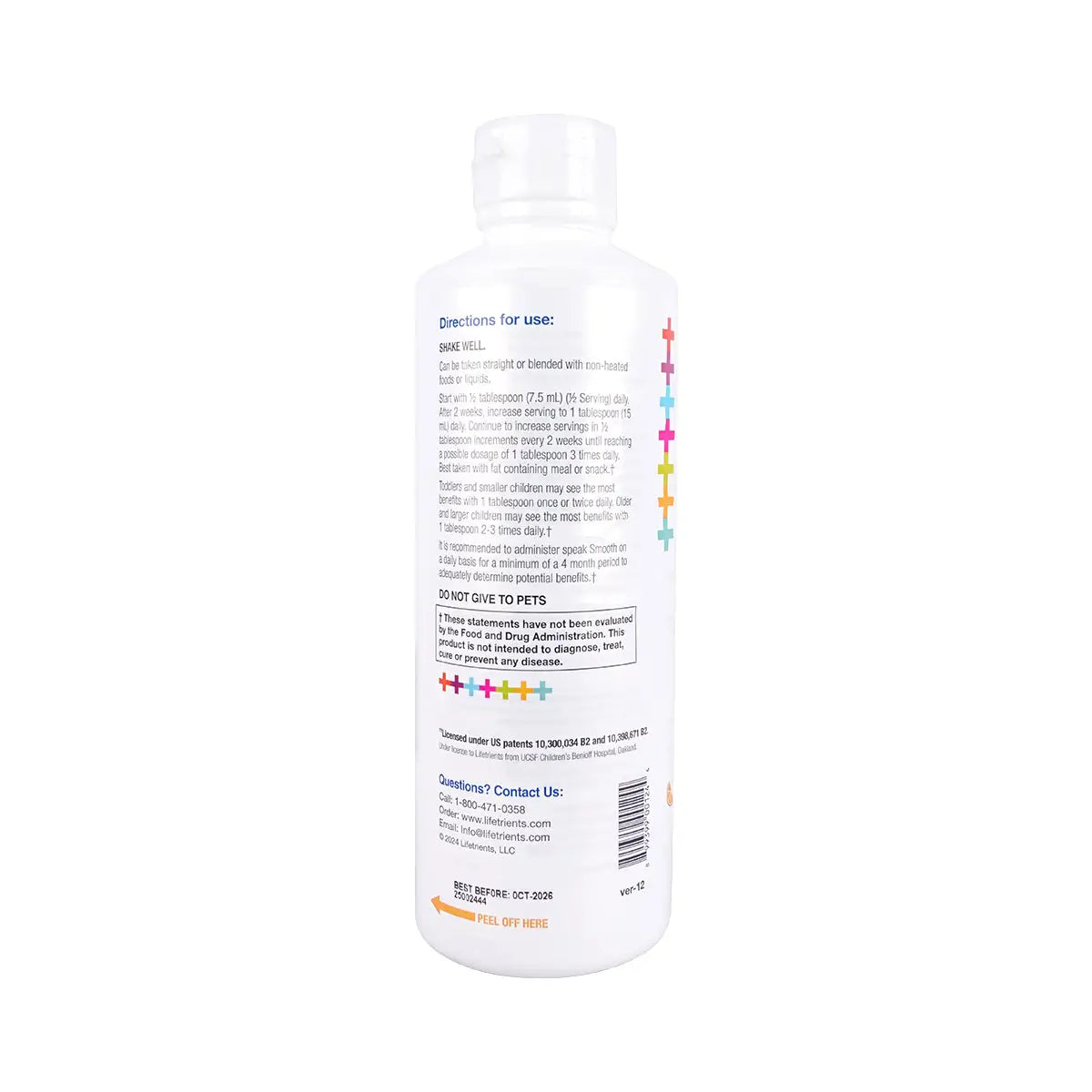 2-Lifetrients Speak+D Smooth 450ml +1