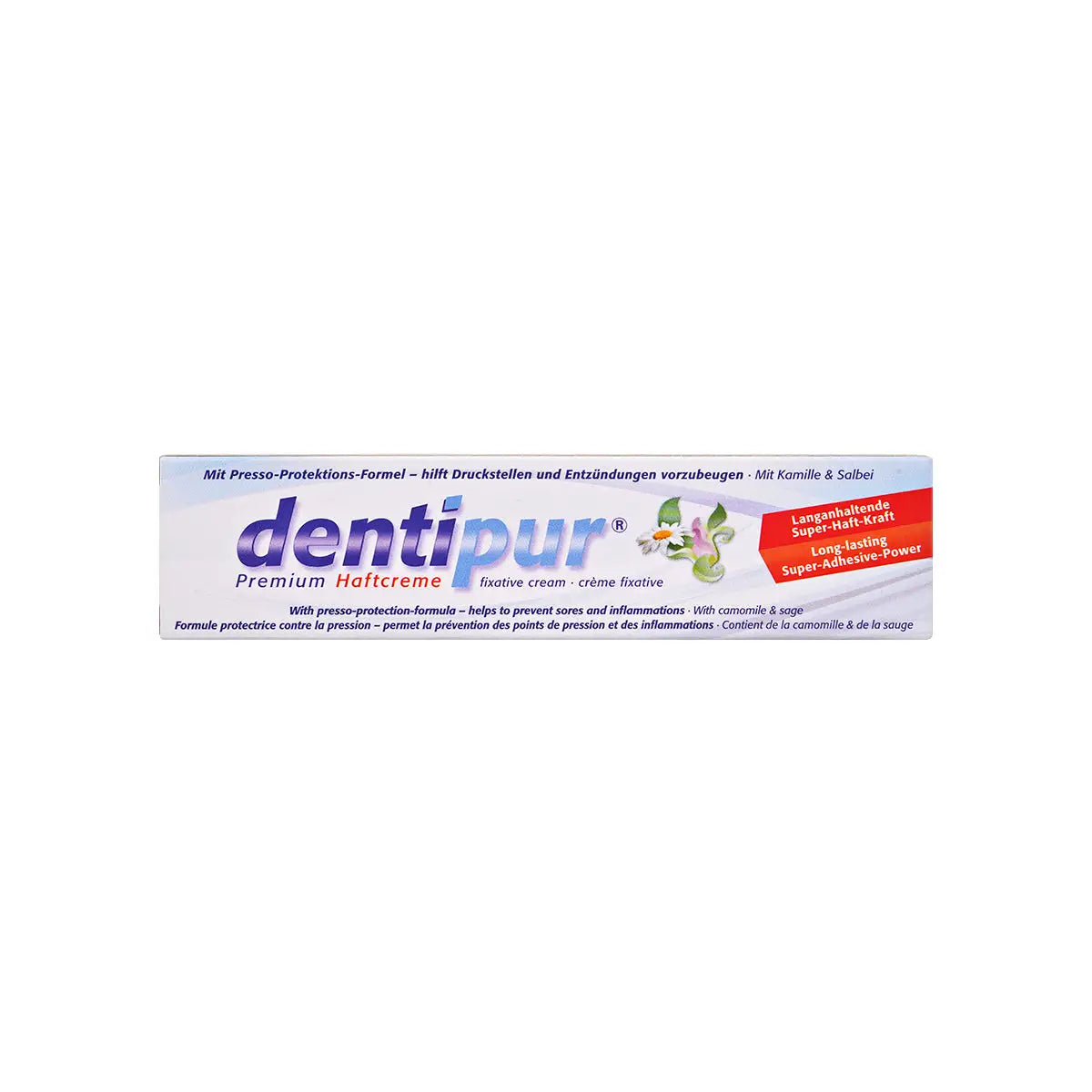 2-Dentipur Premium Haftcream 40g +1