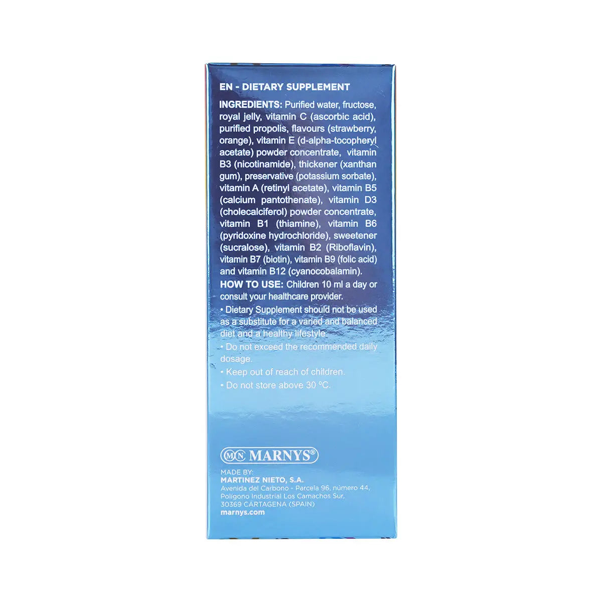 Marnys Junior Immune Syrup 125mL